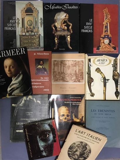 null LOT de livres modernes sur l'histoire de l'art, comprenant : 
- Le XVIIème siècle...