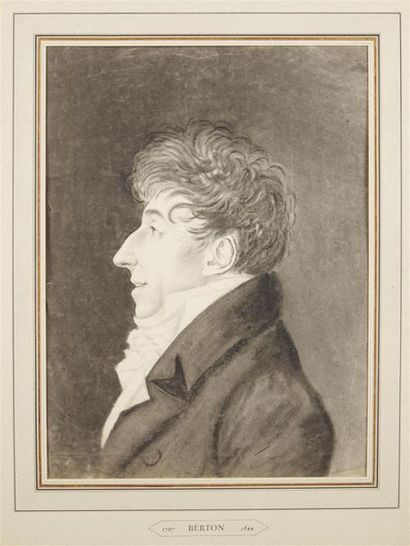 null Edme QUENEDEY DES RICEYS (1756-1830)
Profil de Henri-Montan BERTON (1767-1844)...