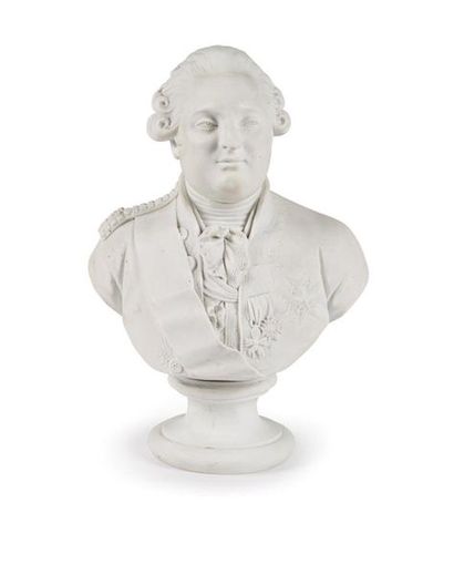 null Sèvres
Buste de Louis XVI en biscuit de porcelaine dure reposant sur un piédouche.
Marqué...