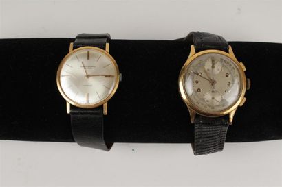 Deux montres d'homme, les montres de forme...