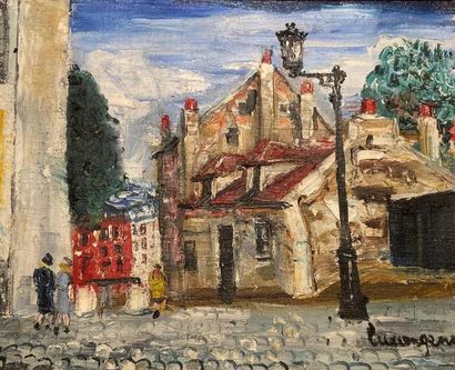 null Lucien GENIN (1894-1953)
Rue animée
Huile sur toile, signée en bas à droite
33...