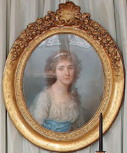 Anna GAULT de SAINT GERMAIN, née RAJECKA (Varsovie vers 1760-Paris 1832) Portrait...