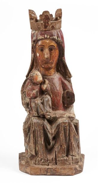 null Catalogne (aujourd'hui Pyrénées orientales), XIVeme siècle
Vierge à l'Enfant...