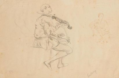 null Georges CLAIRIN (1843-1919)
Ensemble de 17 dessins portant le cachet d'atelier....