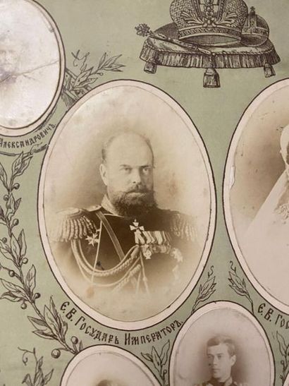 null Photographies de la famille impériale du Tsar Nicolas II. En l'état. 