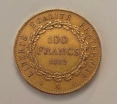 null * Pièce de 100 Francs or 1882