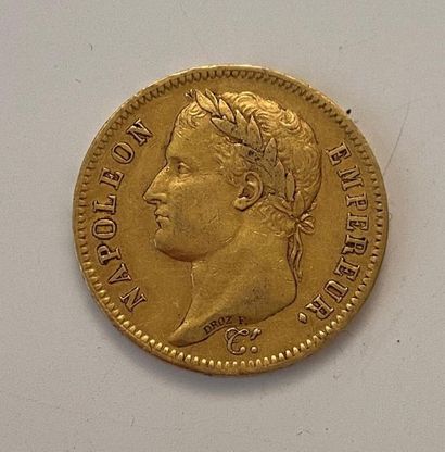 null * Pièce de 40 Francs or Napoléon, 1812