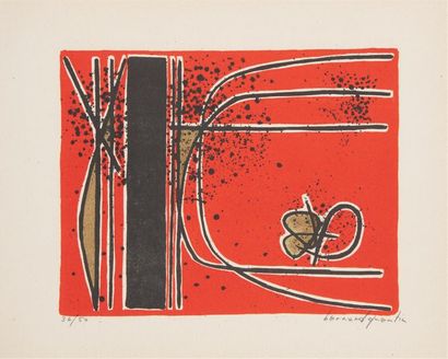 null Bernard QUENTIN (1923-2020)
Saisons
Album contenant quatre lithographies en...