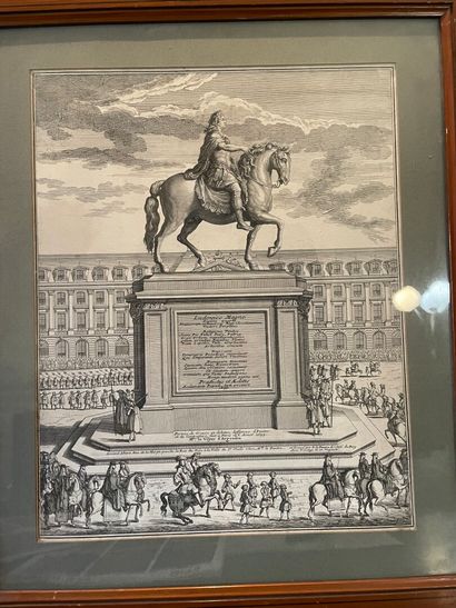 null Beautiful set of about nine engravings of the Place Vendôme 

Nice conditio...