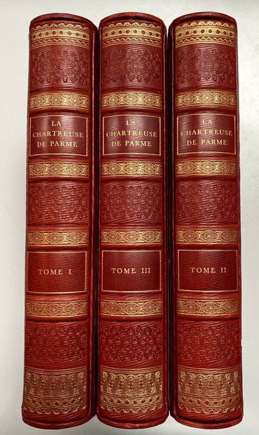 null Modern book set comprising :

- STEANDHAL, The Charterhouse of Parma, Volumes...