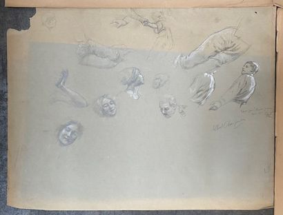 null Albert CHARPENTIER (1878-1951)

Ensemble de quatre dessins au crayon et craie...