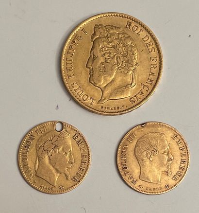 - *1 coin of 40 gold francs, Louis Philippe...