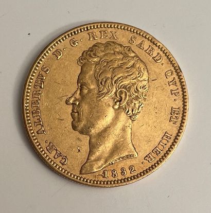 *1 coin of 100 Italian lire gold, Charles...