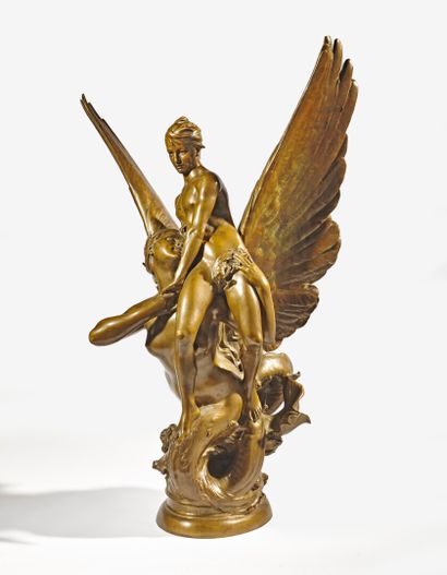 null Pierre Denys PUECH (1854-1942)

La Sirène

Epreuve en bronze à patine médaille...