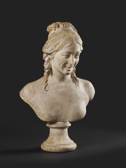 null Workshop of Jean-Antoine Houdon (1741-1828) 

Madame Houdon, born Marie-Ange-Cécile...