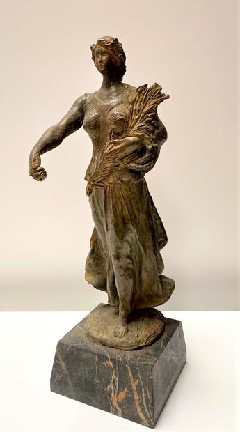 null Jacques-Louis VILLENEUVE (1865-1933)

Allégorie de l'Eté

Epreuve en bronze...