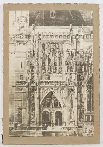 null Raoul-Jacques BRANDON (1878-1941)

Church facade

Two unsigned ink drawings...