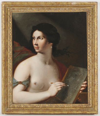 null 17th century BOLONIAN school, follower of Elisabetta SIRANI

Allegory of Painting...