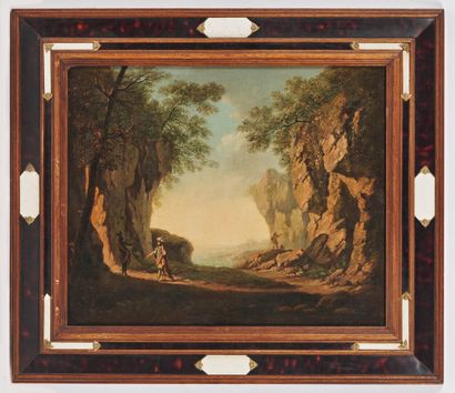 null Italian school end of the 18th century

Animated landscape in a cave by the...