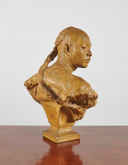 null Jean-Baptiste Carpeaux (1827-1875) 
The Chinaman (sketch) 
Model created in...