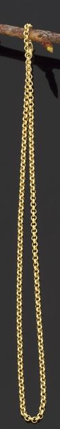 Necklace in yellow gold 750 thousandths,...