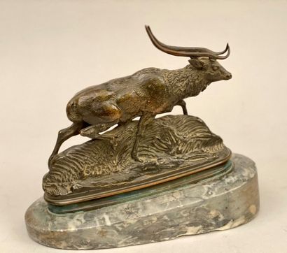 null Antoine-Louis BARYE (after)

Stag of java

Proof in bronze with brown patina...