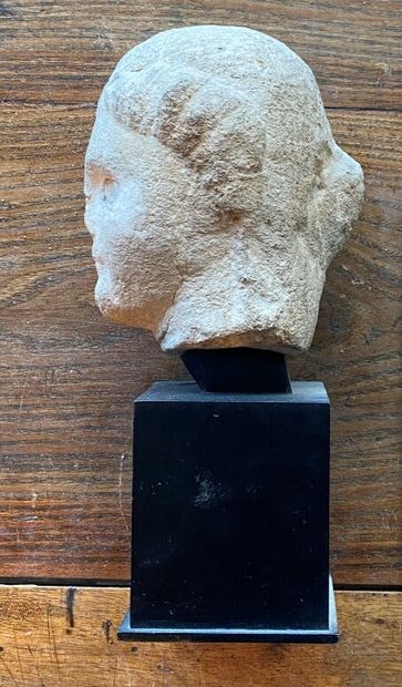 null SYRIA

Basalt head representing a woman.

Height approximately 16 cm

(In the...