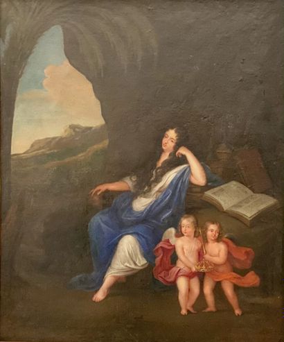 null ECOLE FRANCAISE du XVIIème siècle 

Madame de Montespan en sainte Marie-Madeleine...