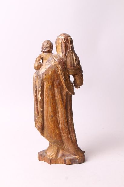 null VIRGIN with Child

Polychrome painted wood sculpture

19th century

Missing

H....