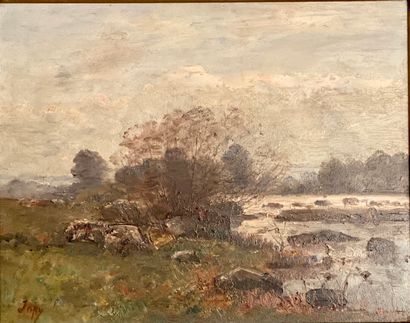 null Louis Aimé JAPY (1840-1916)

Landscape

Oil on panel signed lower left

Size:...