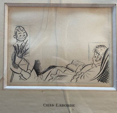 null CHAS-LABORDE (1886-1941)

Deux personnages 

Encre 

Dim. à vue : 11,5 x 15,5...