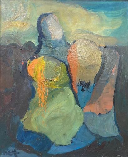 null Marie-Geneviève HAVEL (1931-2017)

Breton woman 

Oil on canvas, monogrammed...