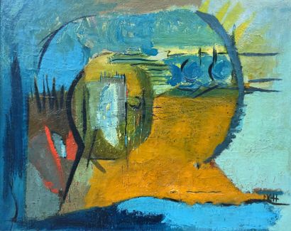 null Marie-Geneviève HAVEL (1931-2017)

Brittany, 1960-70

Oil on canvas, signed...