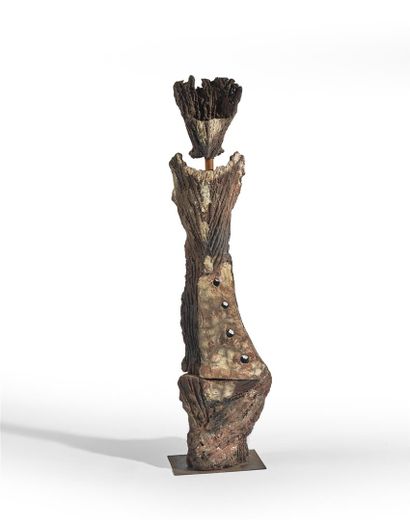 null CONTEMPORARY SCHOOL 

Body and head of brooms in painted ceramic.

Sculpture...