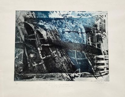 null Marie-Geneviève HAVEL (1931-2017)

Set of six framed engravings : 

- "Vibrant...