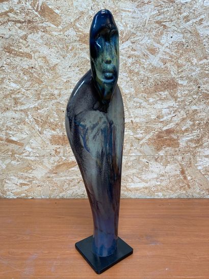 null Contemporary school 

Standing figure

Polychrome opacified glass print

Height...