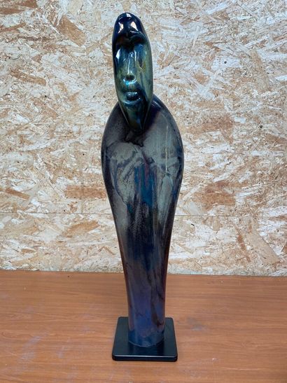 null Contemporary school 

Standing figure

Polychrome opacified glass print

Height...