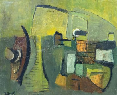 null Marie-Geneviève HAVEL (1931-2017)

Harmony in green 

Oil on canvas, signed...