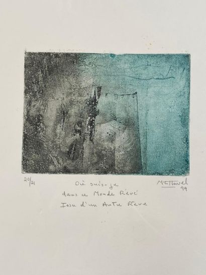 null Marie-Geneviève HAVEL (1931-2017)

Set of six framed engravings : 

- "D'elles...