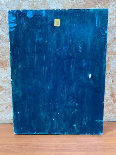 null CONTEMPORARY SCHOOL 

Accumulation

Tubes of blue paint, on a wooden panel....