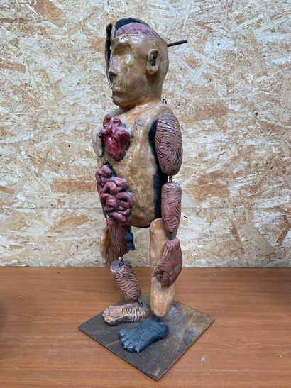null CONTEMPORARY SCHOOL 

Ceramic and plaster skinned. 

Height 60 cm 

(Accide...