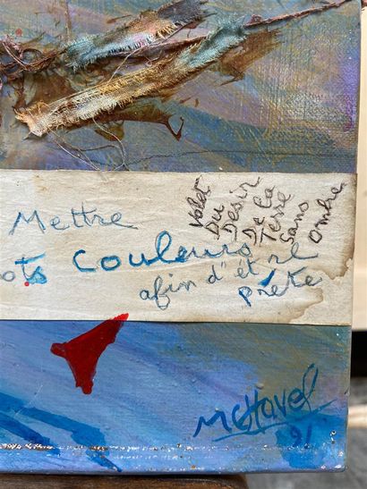 null Marie-Geneviève HAVEL (1931-2017)

Women wandering in the open sea 

Mixed media...