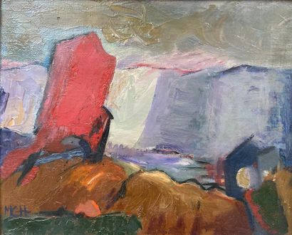 null Marie-Geneviève HAVEL (1931-2017)

Penestin, 1966

Oil on canvas, monogrammed...