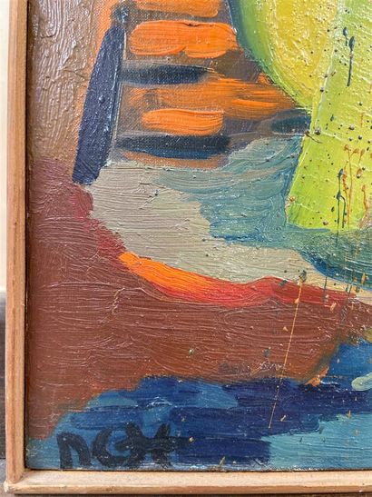 null Marie-Geneviève HAVEL (1931-2017)

Breton lands 

Oil on canvas, monogrammed...