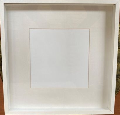 null CONTEMPORARY SCHOOL 

White monochrome, 2007

Leaf in a white frame. Signed...