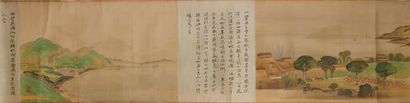 JAPAN - MEIJI period (1868 - 1912) 
Six ink...