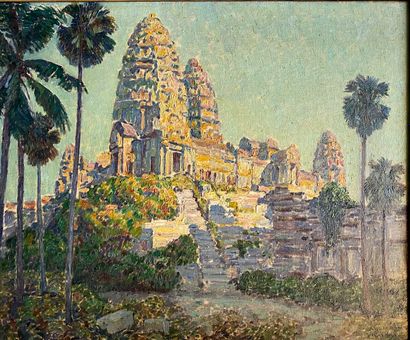 null Augustin CARRERA (1878-1952) 

Angkor, 1912

Huile sur toile titrée, datée et...