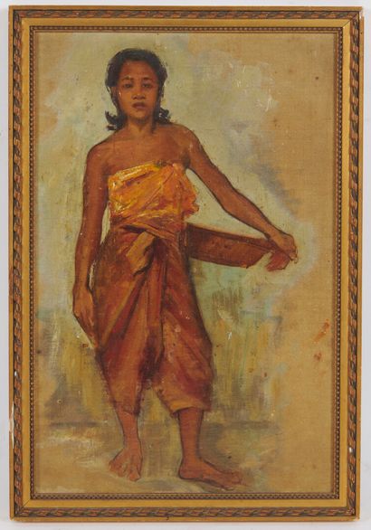 null Ecole indochinoise du XXe siècle

Femme à la pêche 

Huile sur toile marouflée...