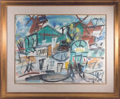 null GEN PAUL (1895 -1975)

The Mill of the Galette

Gouache, signed lower right.

49...