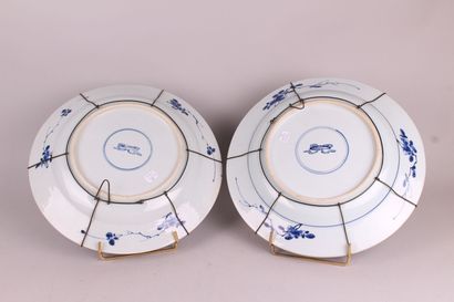 null CHINE

Deux plats ronds en porcelaine à décor en bleu sous couverte de deux...